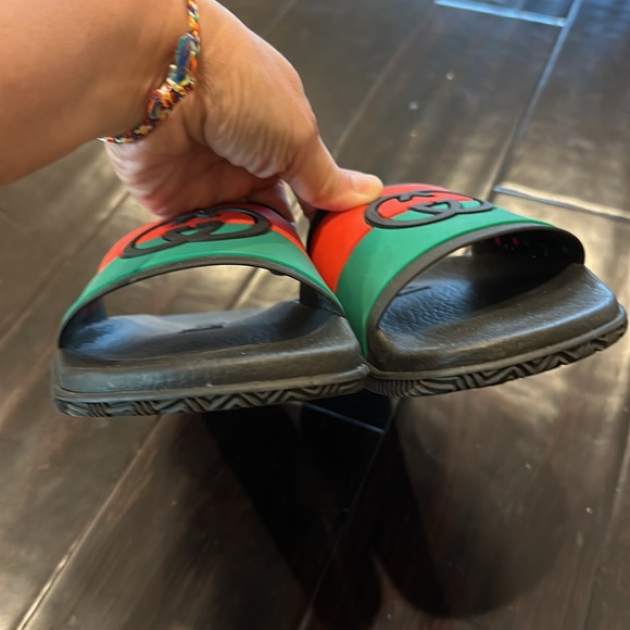 Gucci black-red-green slide size 36 or US 6 - Picture 3 of 11